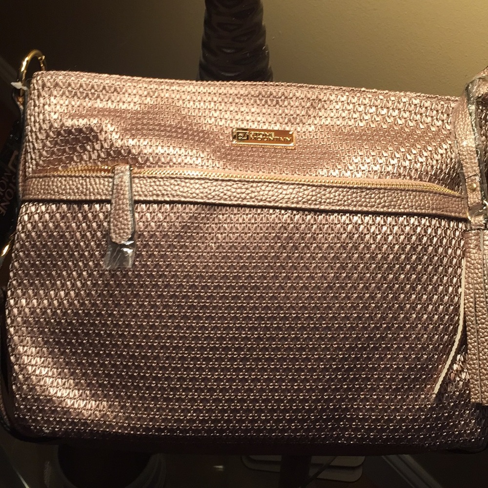 Stone Mountain metallic straw hobo.